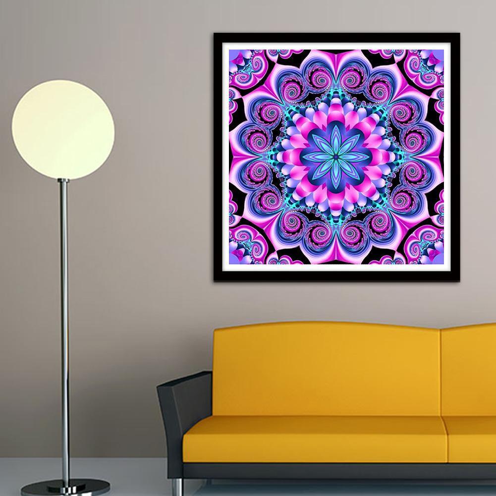 Geometric Flower 5D Full Drill Diamond Painting Embroidery DIY Cross Stitch