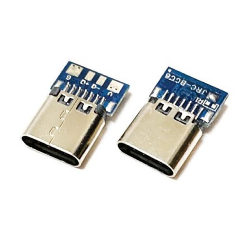 2x 16 Pin USB Type-C Charger Port Female Solder Jack USB Socket for USB Repair