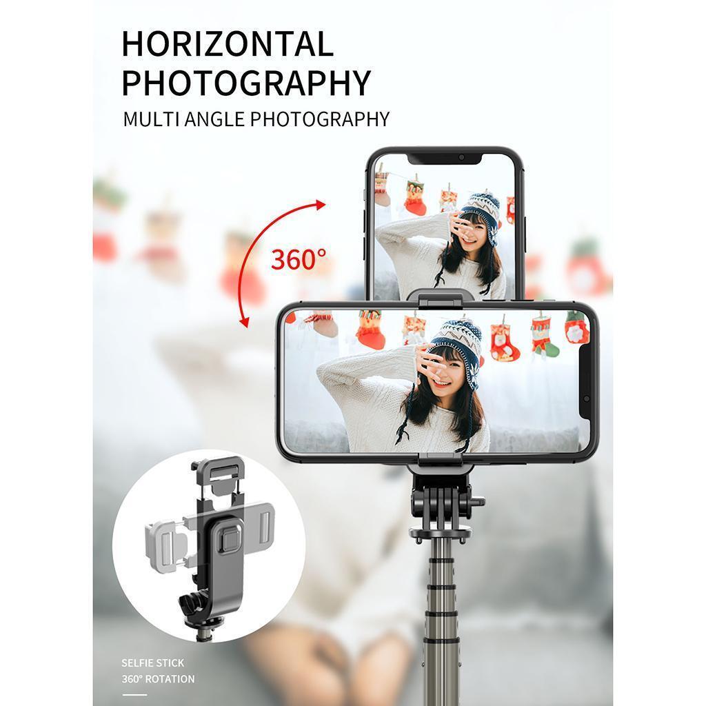 Wireless Selfie Stick, Extendable Aluminum Alloy Selfie Stick Tripod with