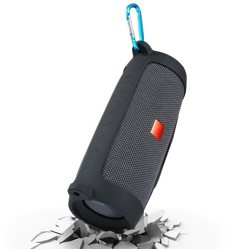forJBL CHARGE ESSENTIAL Speaker Protective Silicone Case with Shoulder Strap
