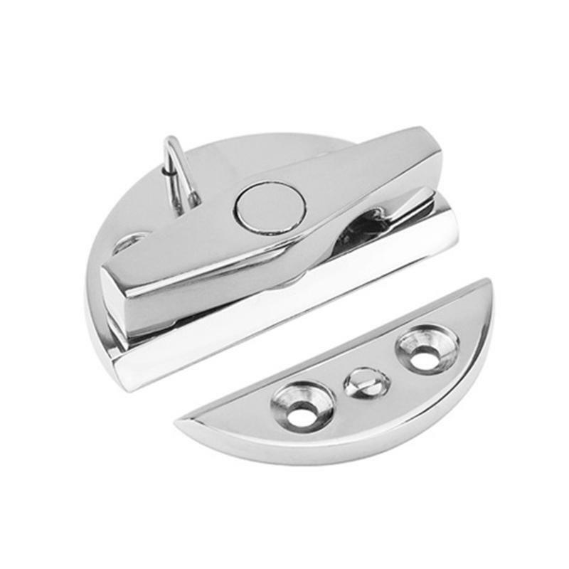 Marine Boat Door Catch Latch Metal Door Latch Round 55mm Twist Lock for Boat