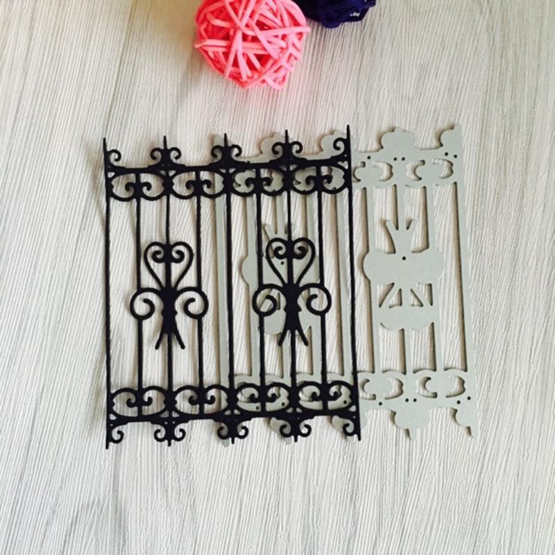 Door Cutting Dies Stencil DIY Scrapbooking Embossing Album Paper Card Craft Gift