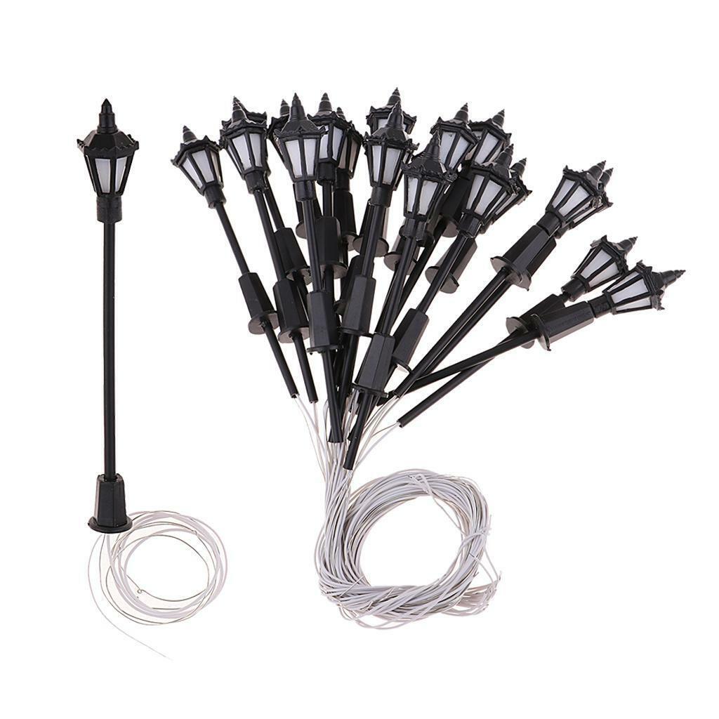 100 Pieces 1/150  Lights for   Railroad Scenery Accessory