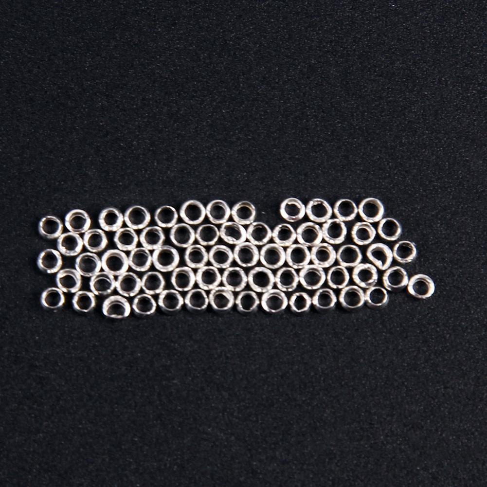 3000pcs 6colors/box 2mm Brass Round Crimp End Beads for Jewelry Accessories