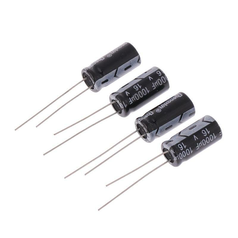4 Pcs 16V 1000uF 105°C Radial Aluminium Electrolytic Capacitor ±20%