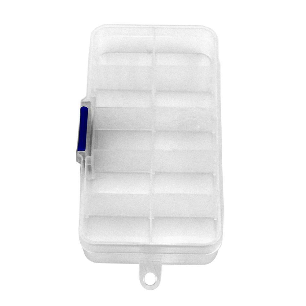 10 Slots Portabel Plastic Fishing Lure Hook Tackle Box Tool Storage Case