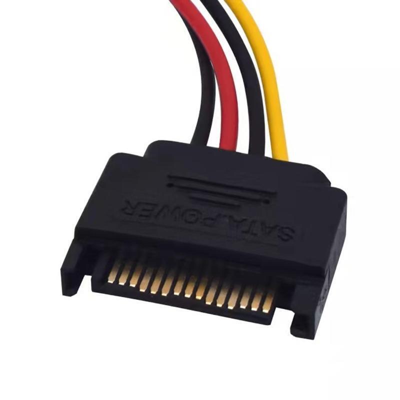 Sata 15Pin Power Converter Adapter Cable 4Pin IDE to Sata 15P Power Extension