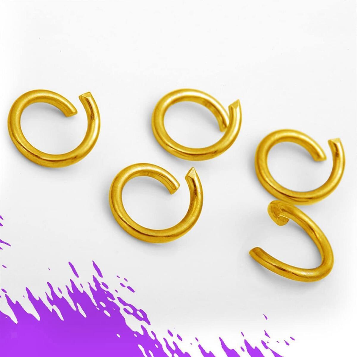 1820 Pieces  Jump Rings Jewellery Making 6mm Keychain Tools Bracelet DIY