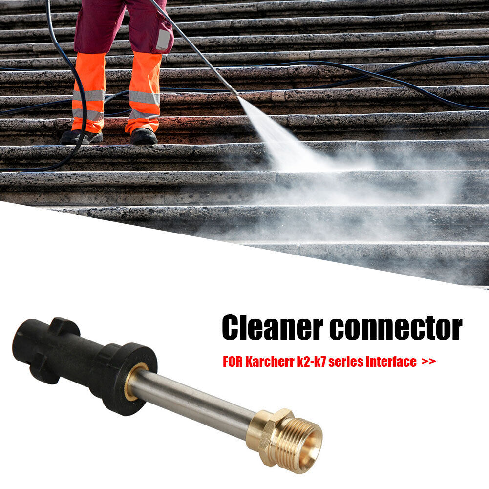 Pressure Washer Gun to M22 14mm Male Extension Adapter for Karcher K2-K7