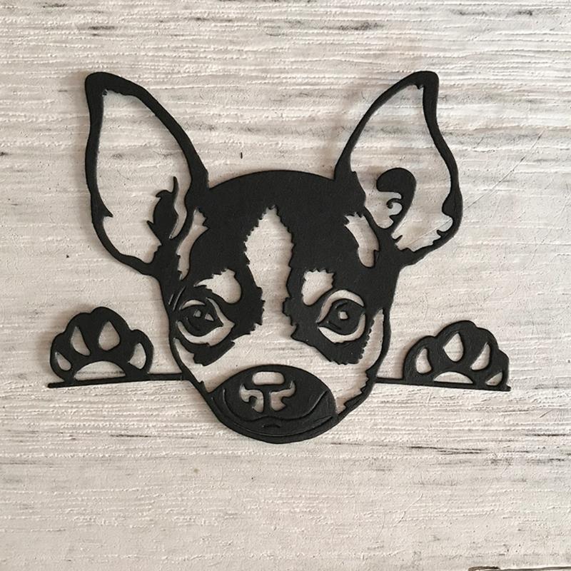 Puppy Dog Metal Cutting Dies Stencil Scrapbooking DIY Album Stamp Paper Emboss
