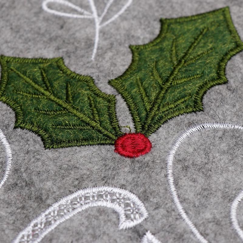 Christmas Tree Skirt 48inch Large Size Floor Carpet Home Festival Party Decor