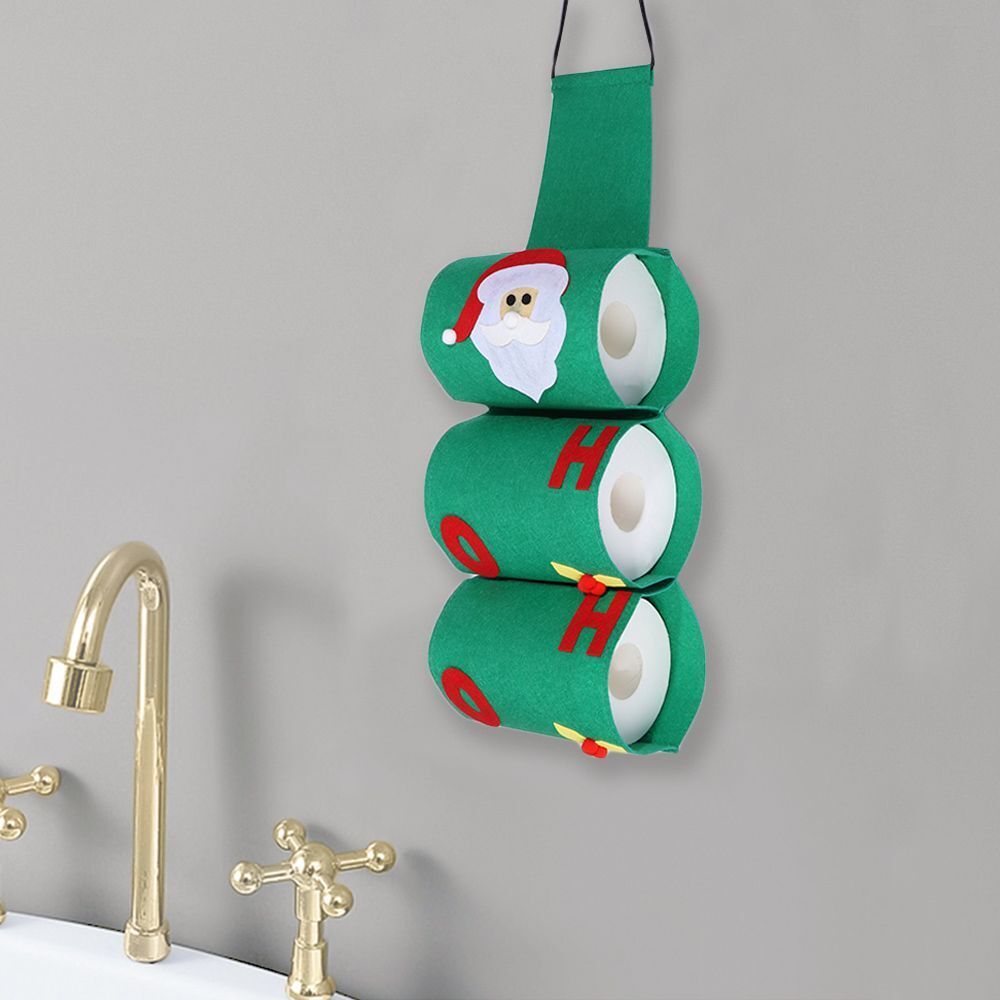 Towel Toilet Roll Holder Tissue Paper Organizer Storage Bag Toilet Paper Covers