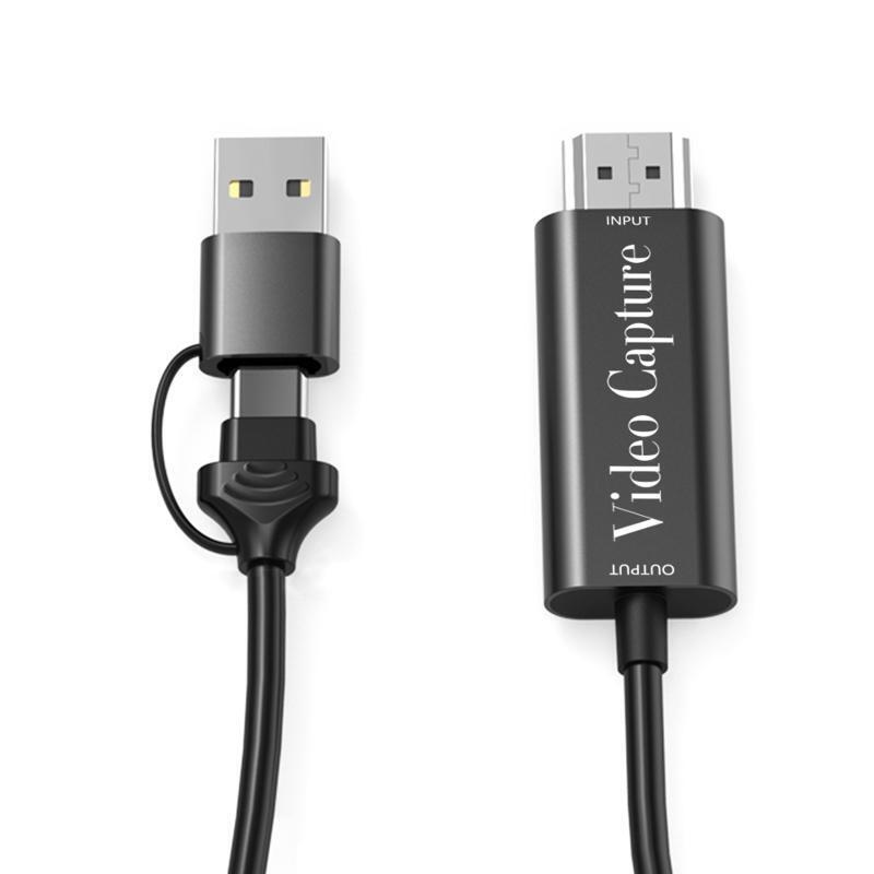 USB Type A / C Video Capture Card Video HDMI-compatible Live Streaming Share
