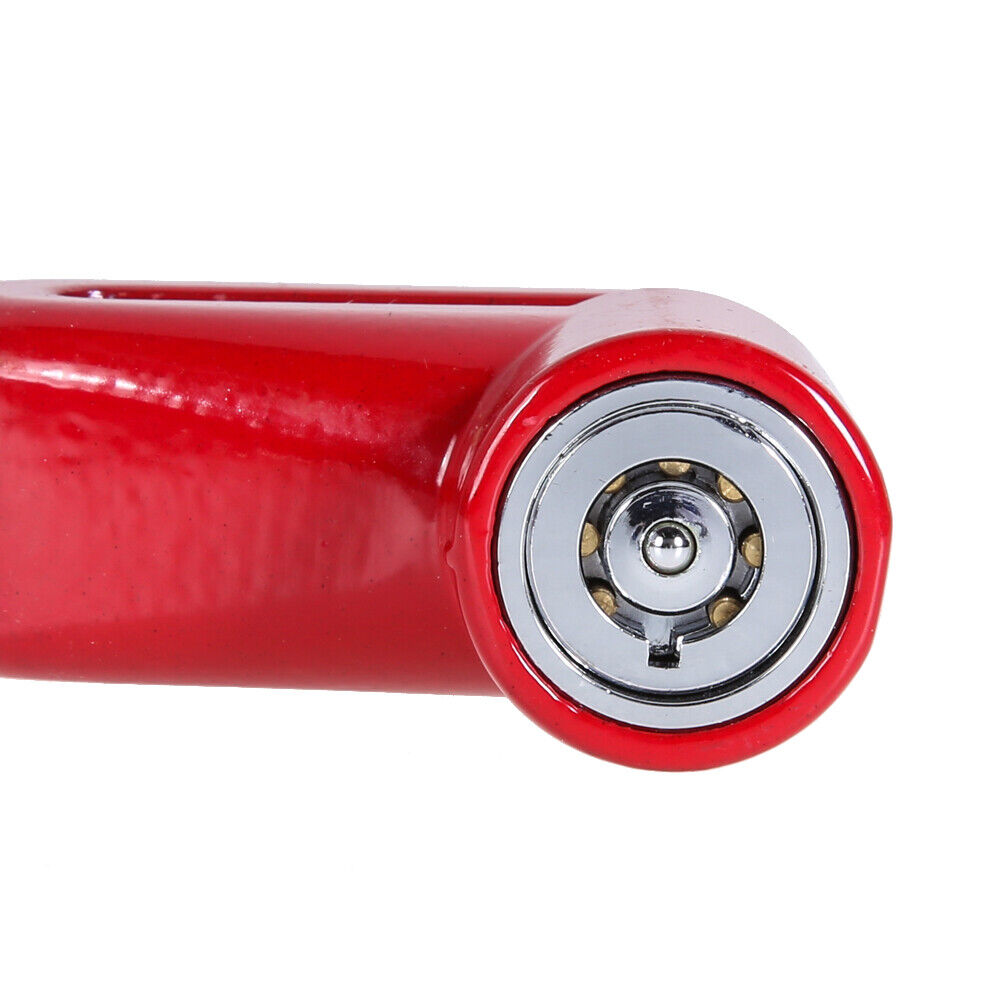 Scooter Bike Bicycle Motorcycle Anti-theft Brake Rotor Disc Lock Red