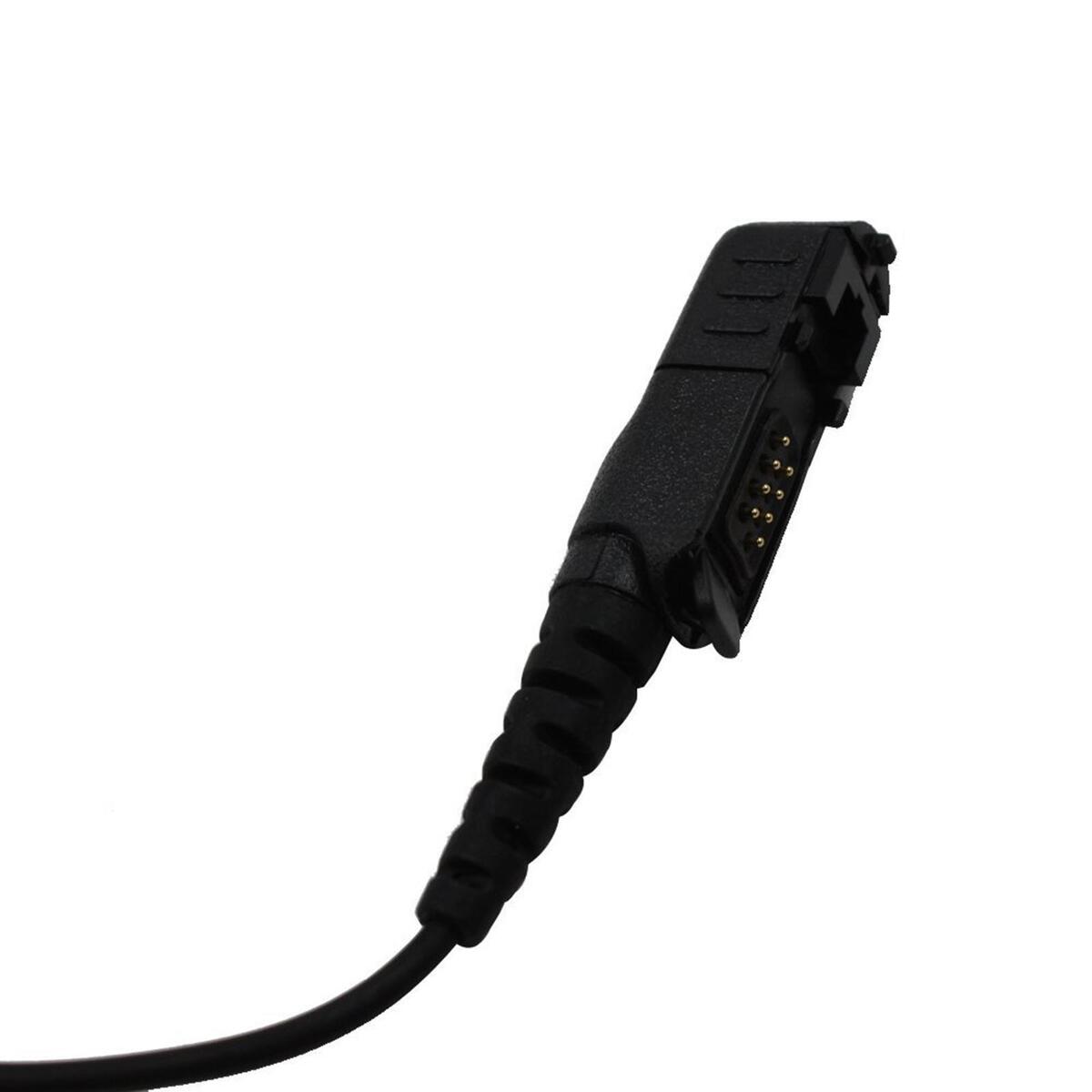 G Shape Walkie Talkie Earpiece, with Mic PTT Headphone Earphone Headset for