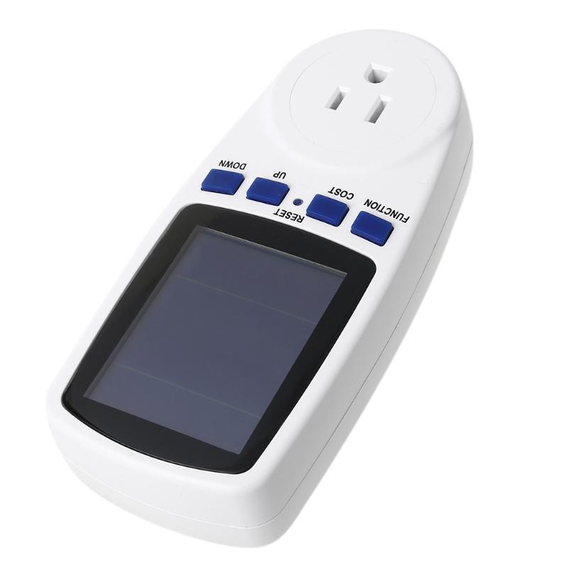 LCD Power Consumption Monitor Energy Use Analyzer for Power Cost Watt Voltage