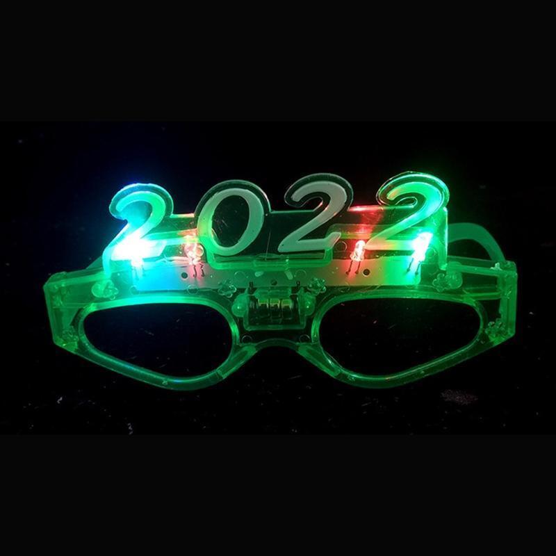 Flashing 2022 LED Glasses Light Up Eyeglasses Eyewear Night Club Bar Halloween