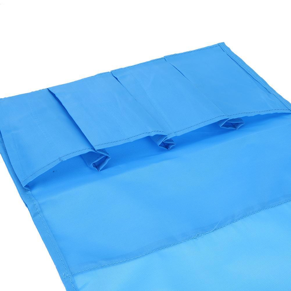 Household Bed Sofa Hanging Storage Bag Foldable Portable Storage Bag(Blue)
