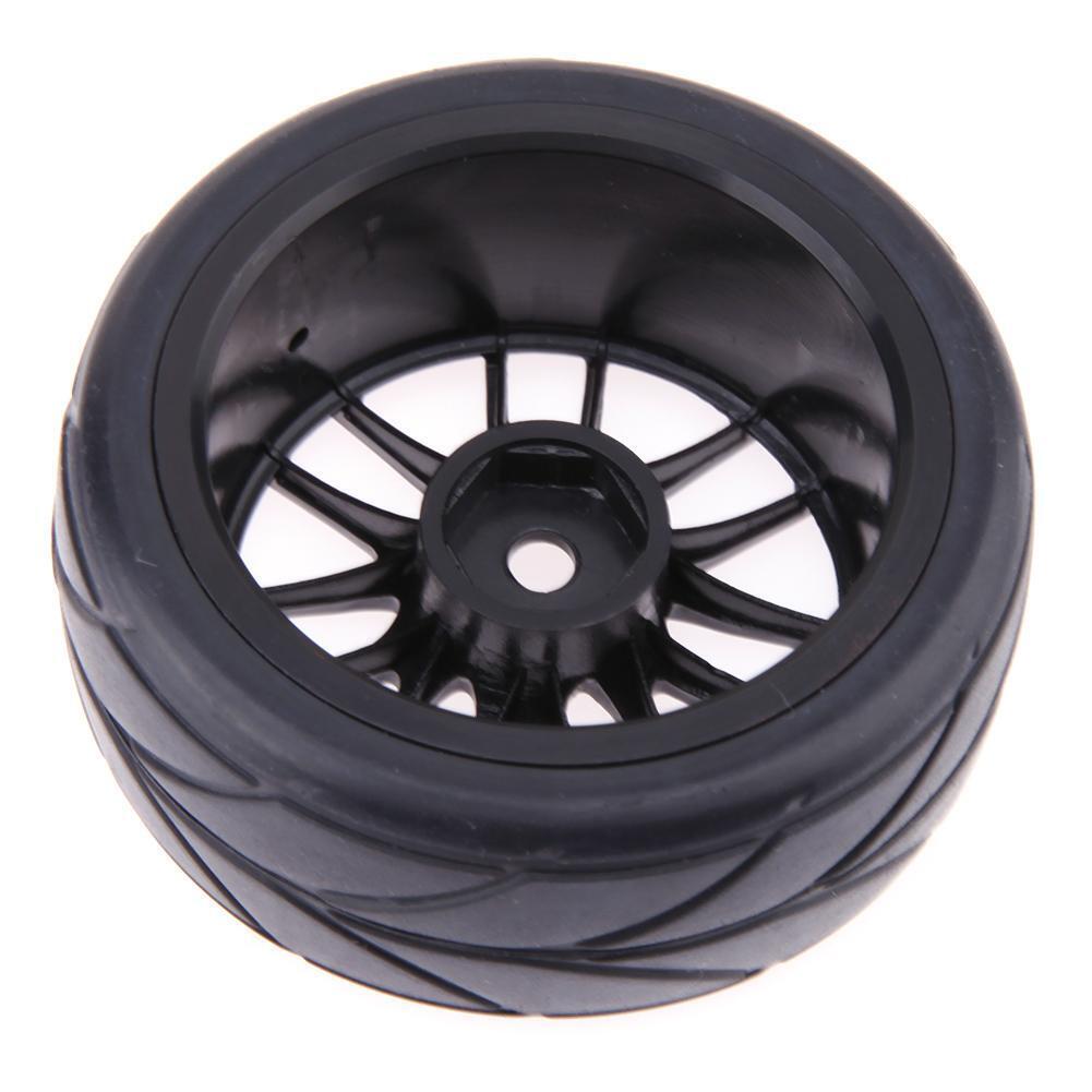 4pcs RC On Road Car Rubber Tires for 1/10 Universal Car Redcat Traxxas