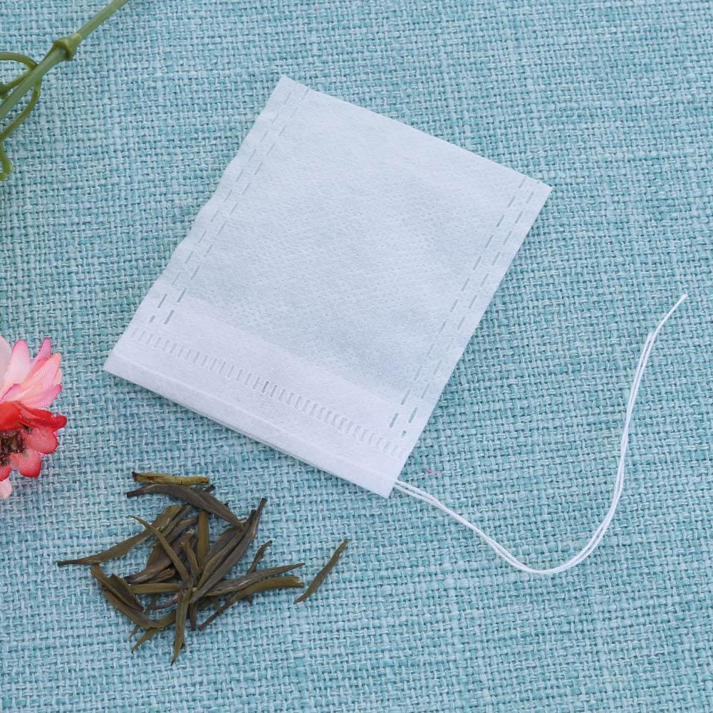 100pcs Drawstring Home Medicine Bag Empty Tea Spice Seal Filter Bag(7X9cm)