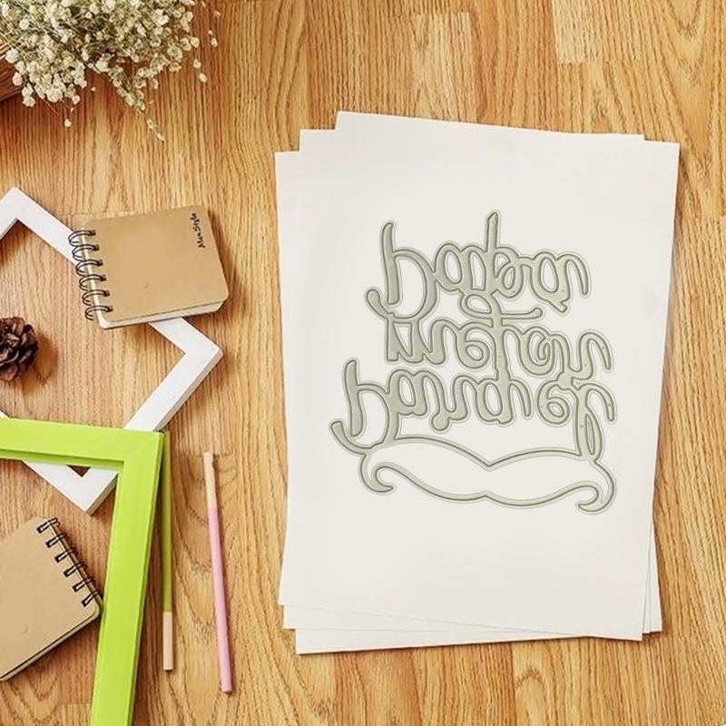 Beard Metal Cutting Dies Stencil Scrapbooking DIY Album Stamp Paper Card