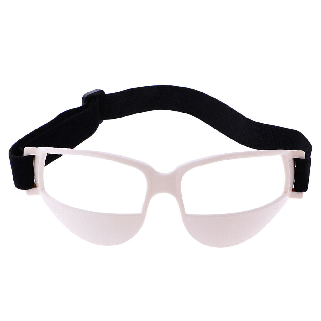 10-Piece Anti Down Basketball Glasses Sports Eyewear Training Supplies White