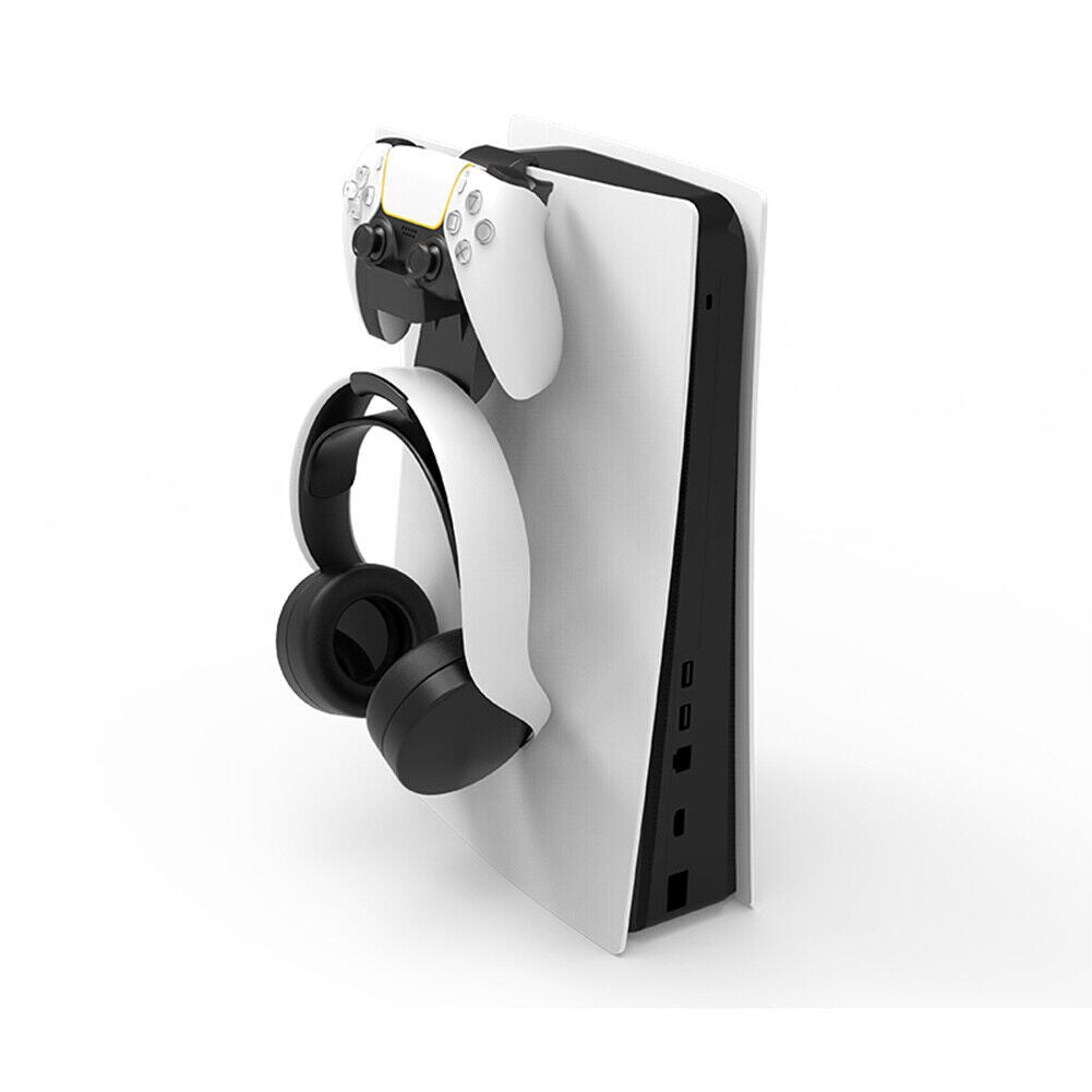 For PS5 Game Controller Charging Dock Hanging Dual Charger Stand (Black)