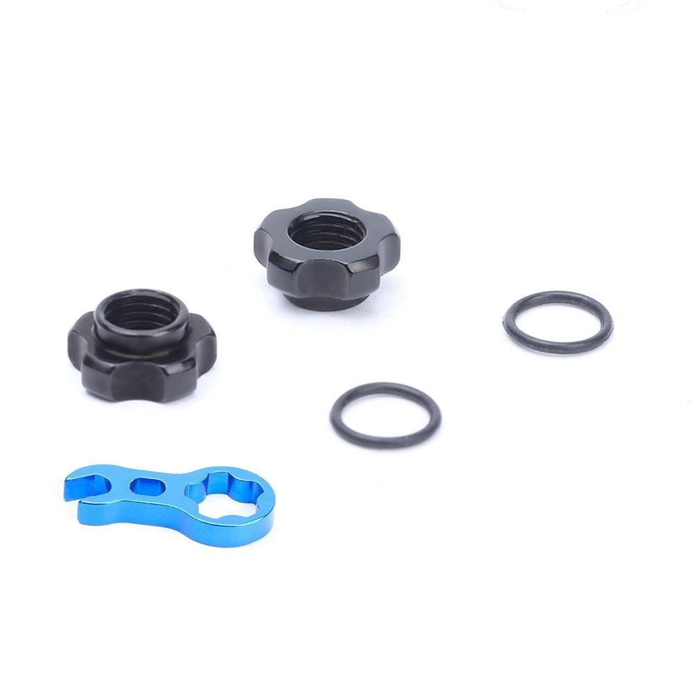 Tubeless with Install Wrench Presta Valve Nut Tire Valve Cap Tires Nozzle Lock