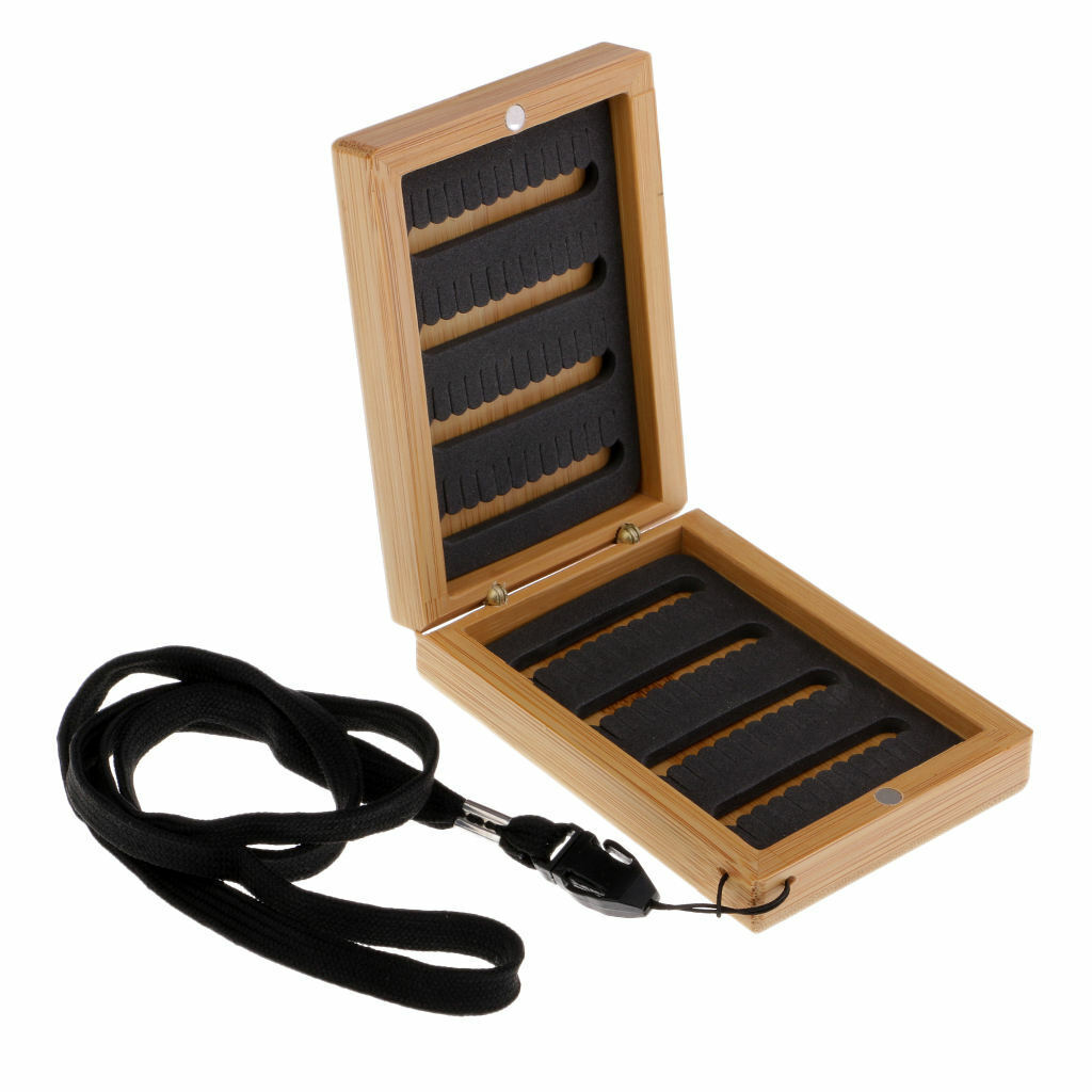 Classic  Mini Double Side Fly Fishing Flies Tackle  Case - Holds