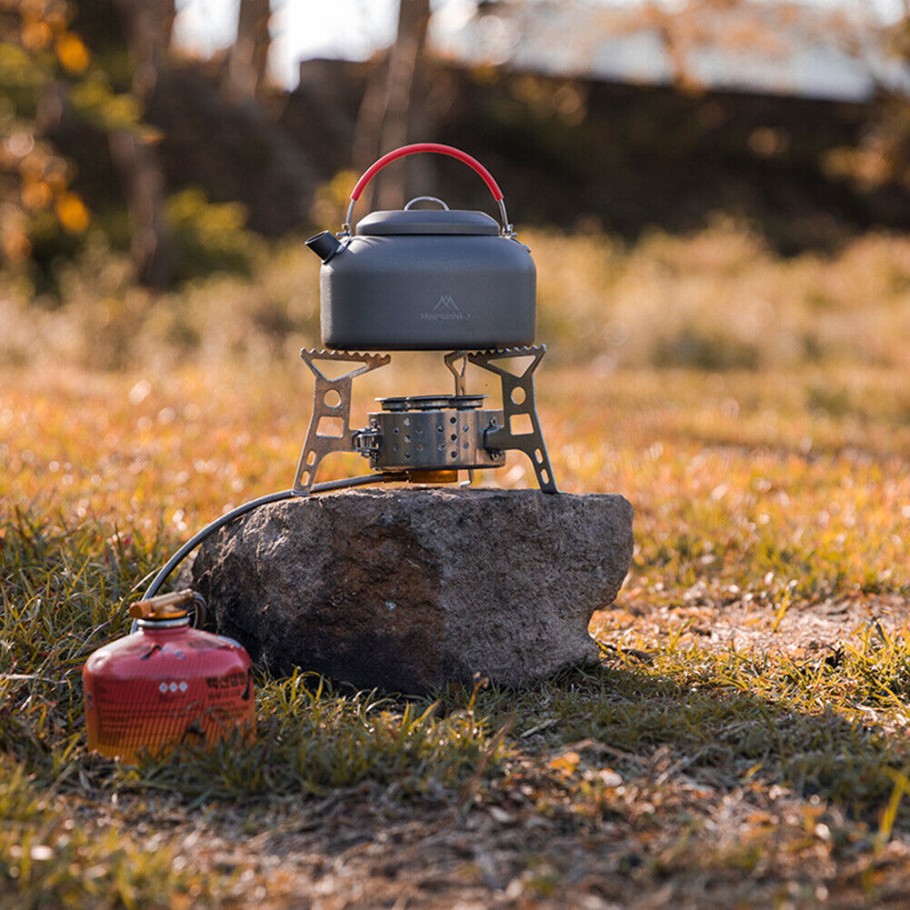 Outdoor Camping Water Kettle Stainless Steel Hiking Picnic Cookware Teapot