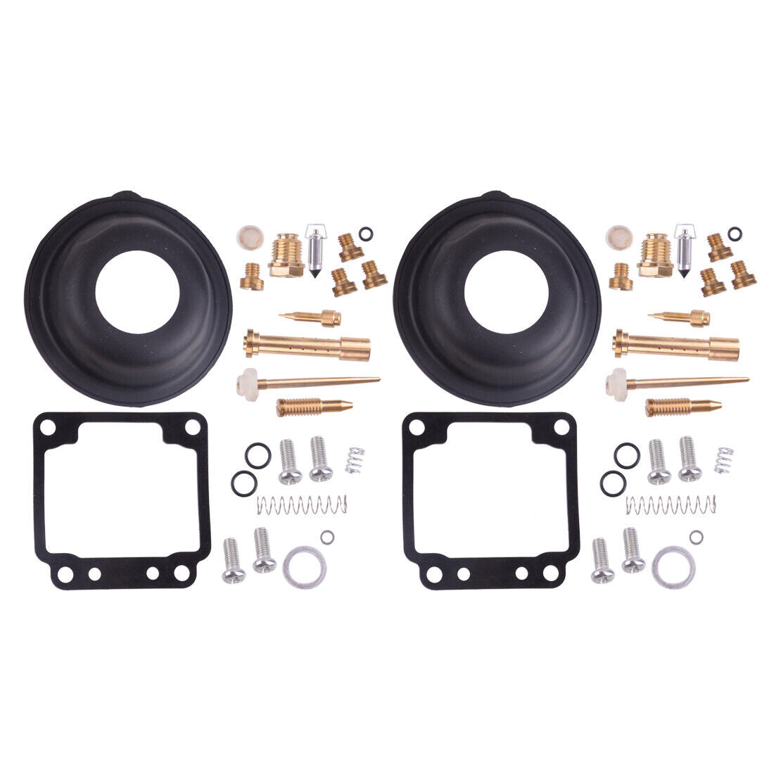 2sets Carburetor Repair Kit w/ Diaphragm Fit For Yamaha XJ650L Turbo Seca 650