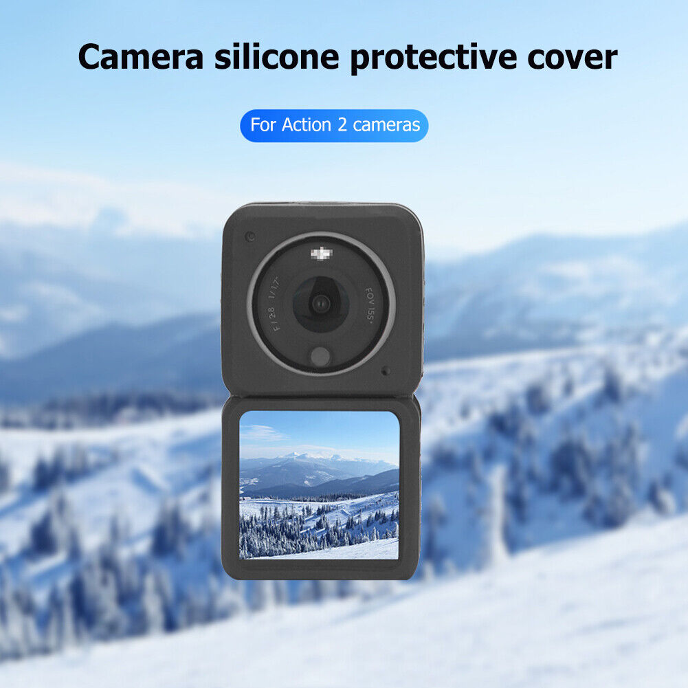 Soft Silicone Case for DJI Action 2 Camera Protective Frame Cover Housing