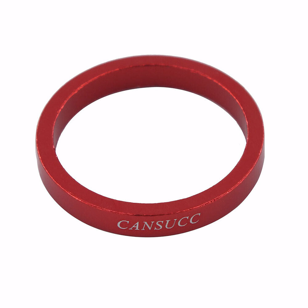 6pcs CANSUCC MTB Bicycle Headset Front Fork Washers Spacers Gasket (Red)