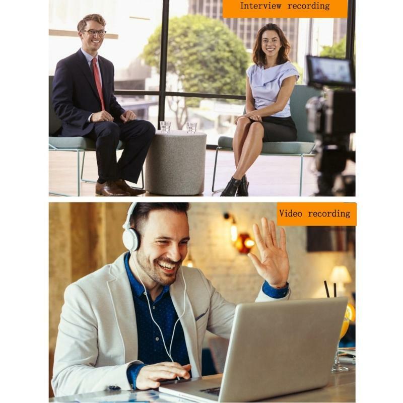 Small Lavalier Wireless Microphone Outdoor 20 Meters Barrier-free Connection