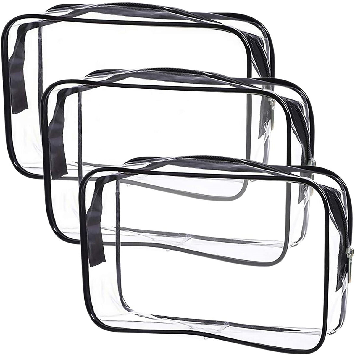 PVC Storage Pouch Waterproof Cosmetic Bags Toiletry Bag Transparent Makeup Case