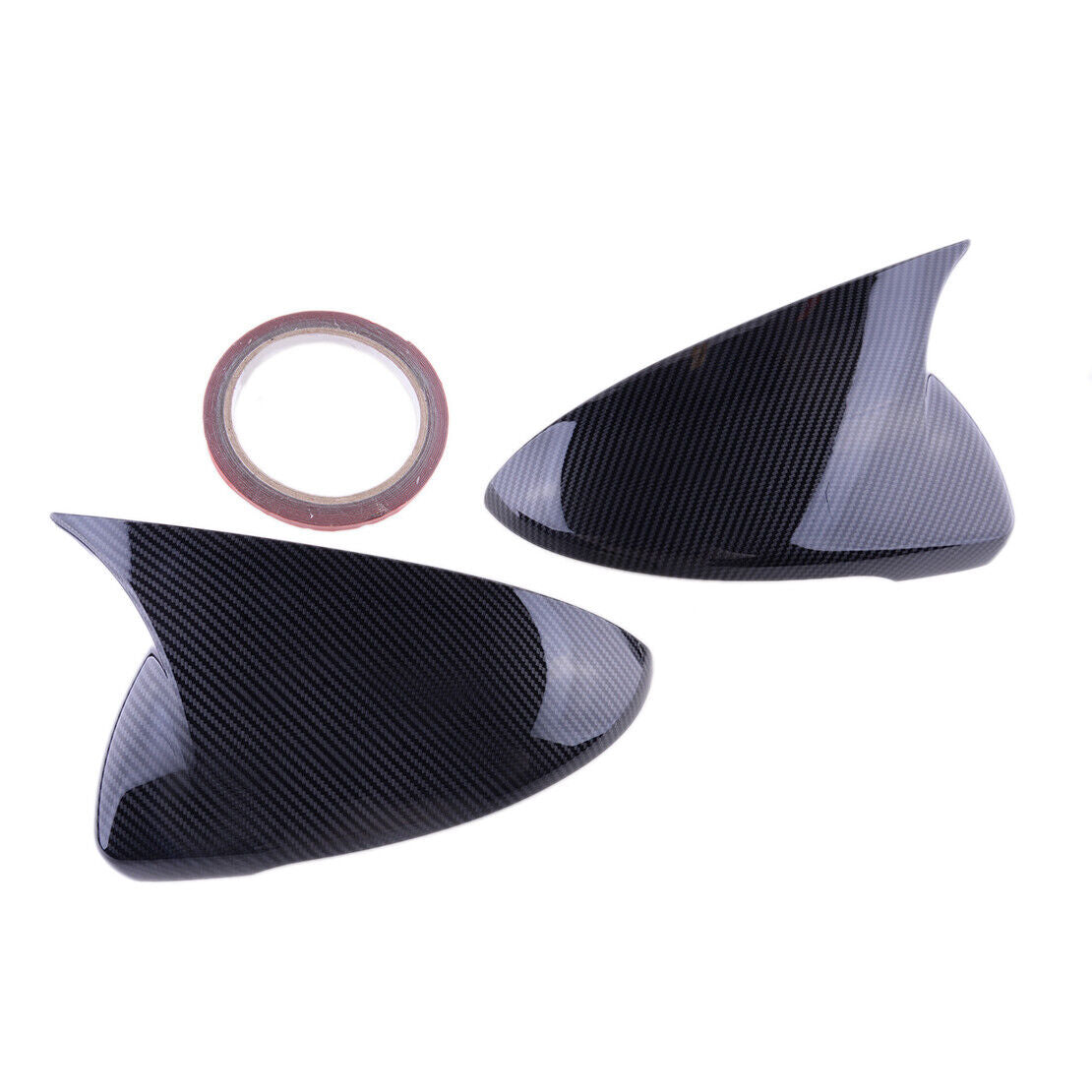 2pcs Horn Rearview Side Mirror Cover Trim Fit For Kia K3 Forte 2019-2021