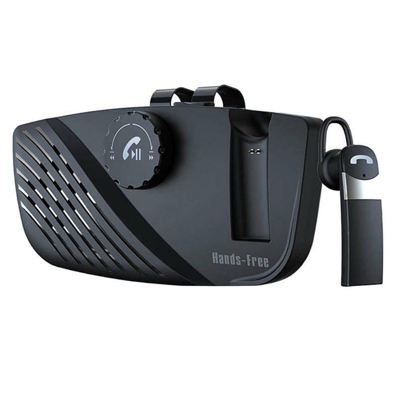 Wireless Car Kit for Handsfree Talking Answering the Phone by One Key Black