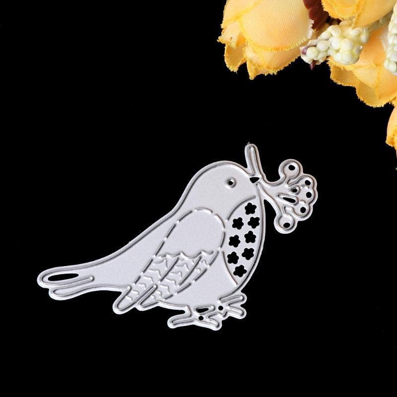 Animal Bird Cutting Dies DIY Scrapbooking Album Paper Card Stamp Making Decor