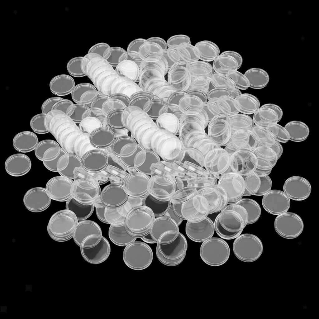300 Pcs   19mm Round  Collecting Container for  / Cents