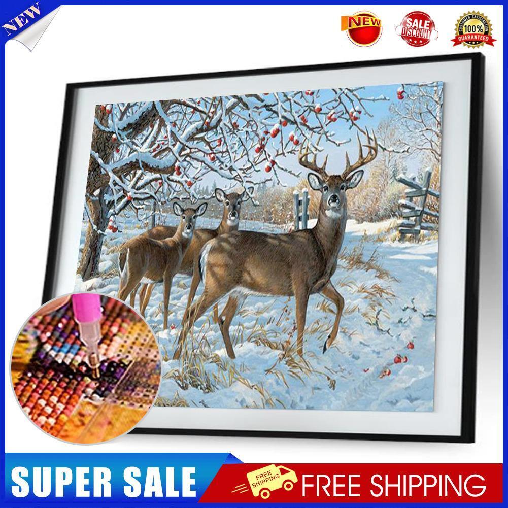 5D Diamond Painting Deer Embroidery DIY Craft Cross Stitch Home Decor