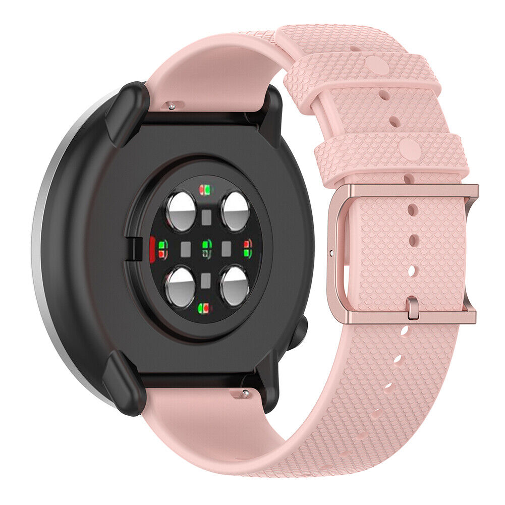 Silicone Smart Watch Strap for POLAR Ignite 20mm Replacement Band (Pink)