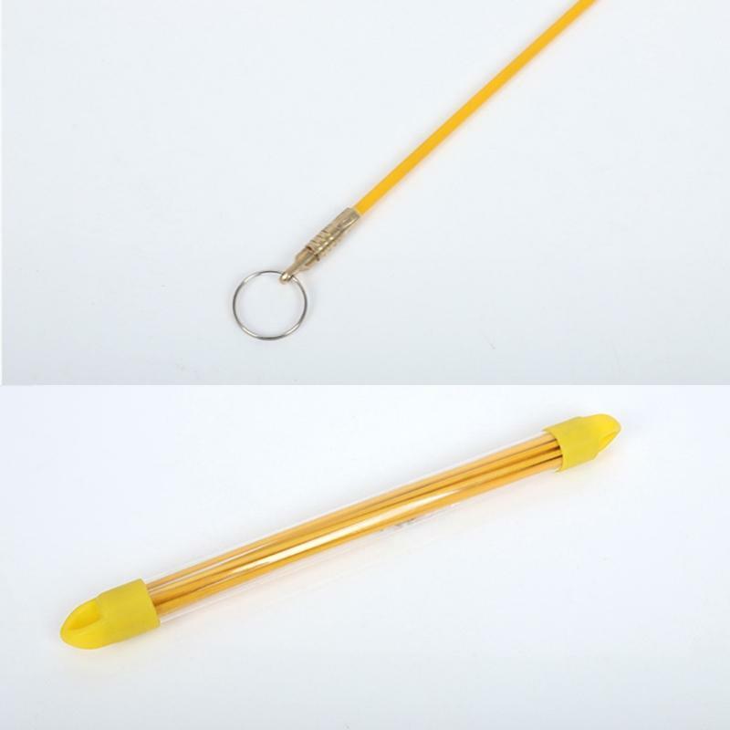 10Pcs/Set Pull Push Rods Cable Rods Fiberglass Cable Electrical Fish Tape Kit