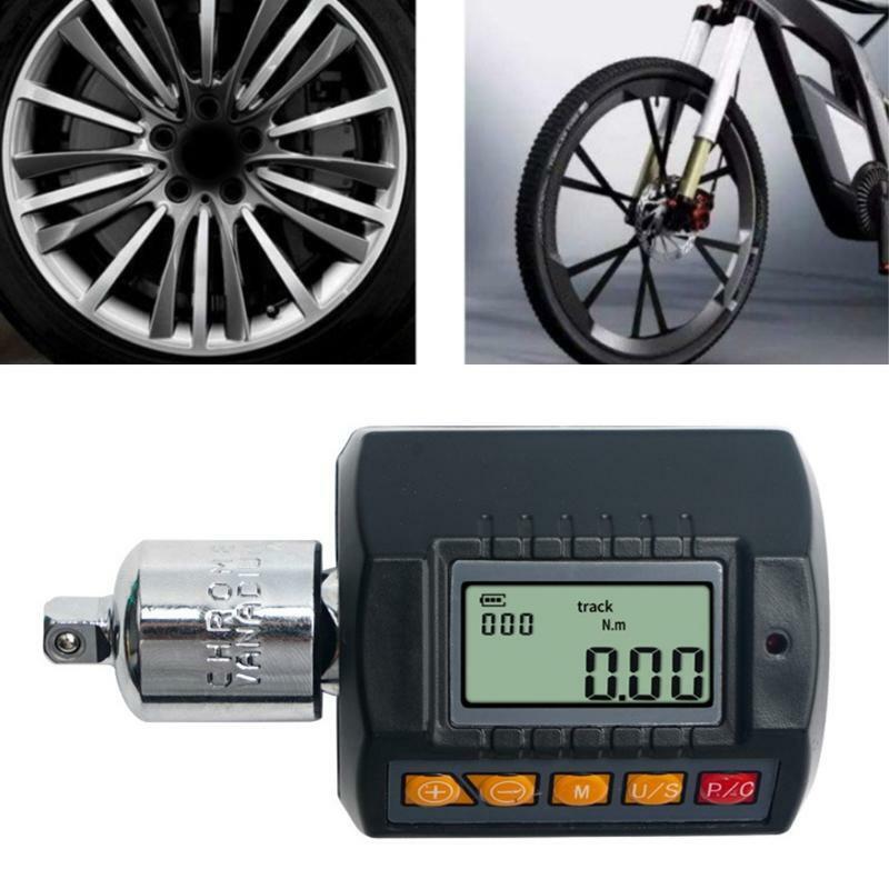 Wrench Socket Tool Steel Electronic Digital Display Adjustable Torque Meter