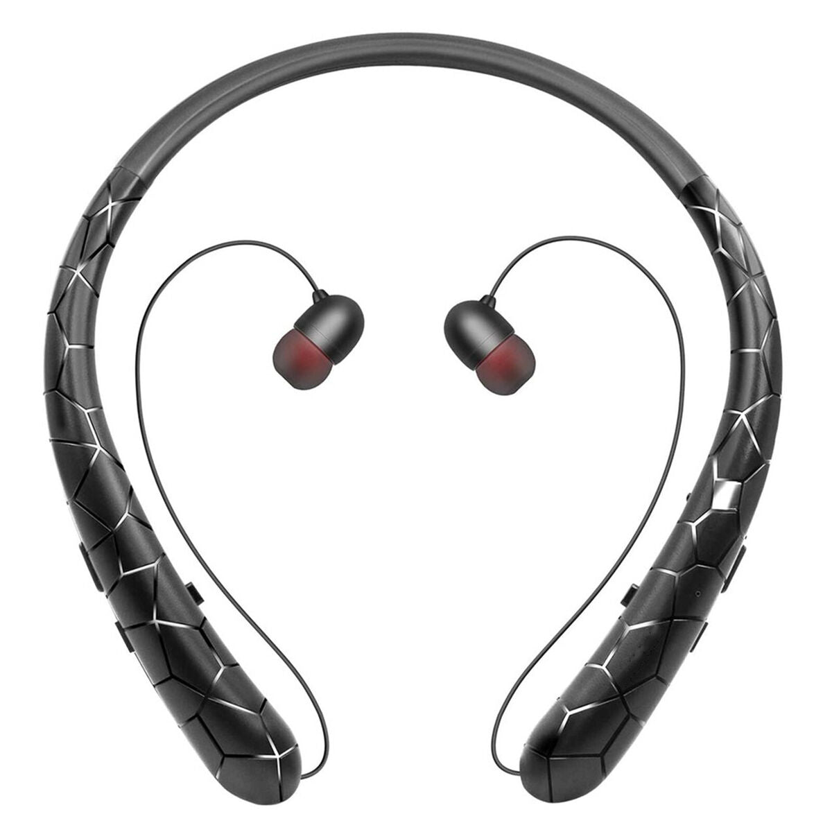 HX831 Sports  Headphones Neckband Headset earplugs Stereo Earphone Black