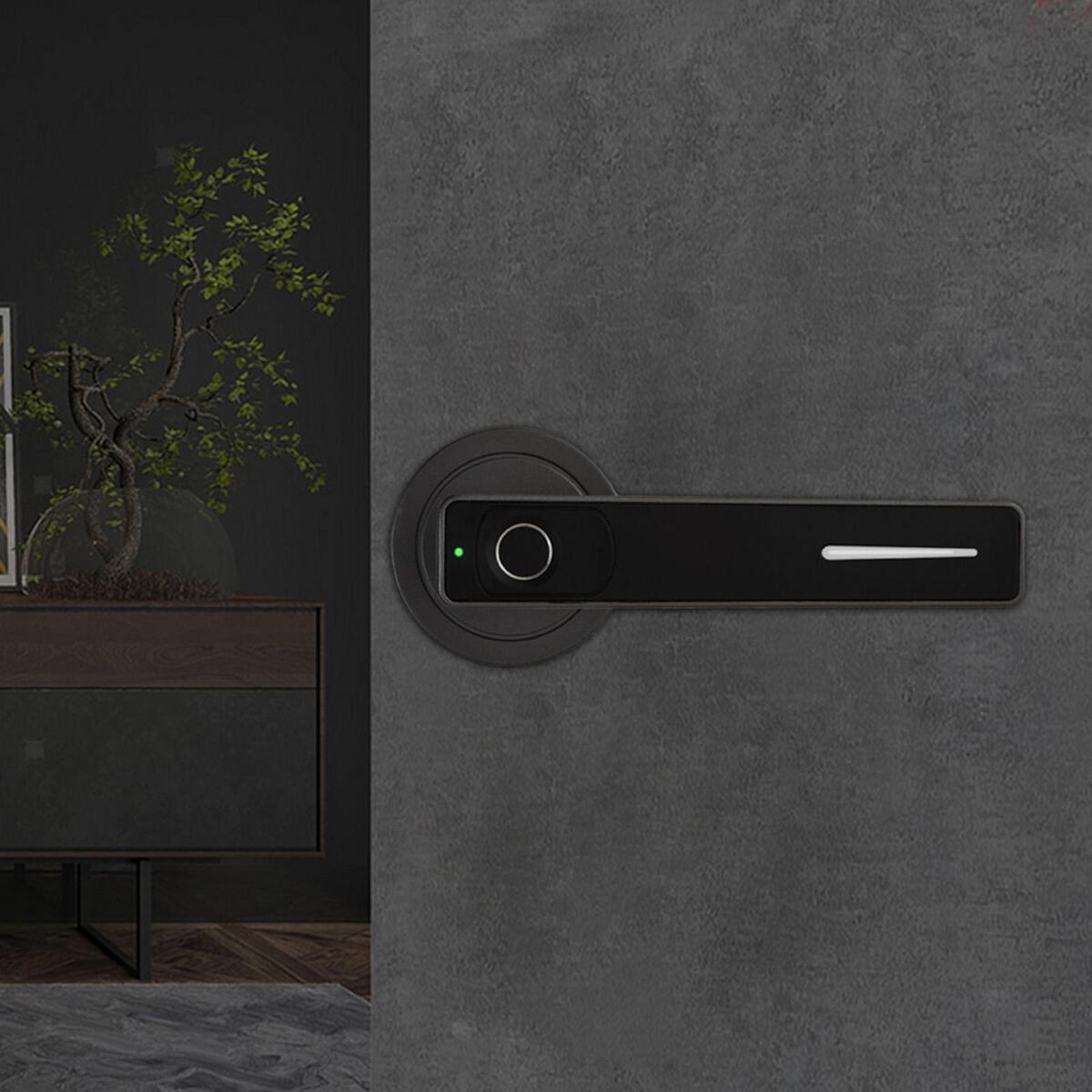 Fingerprint Door Digital Lock Smart Biometric Lock Anti-Theft Fits for Hotel