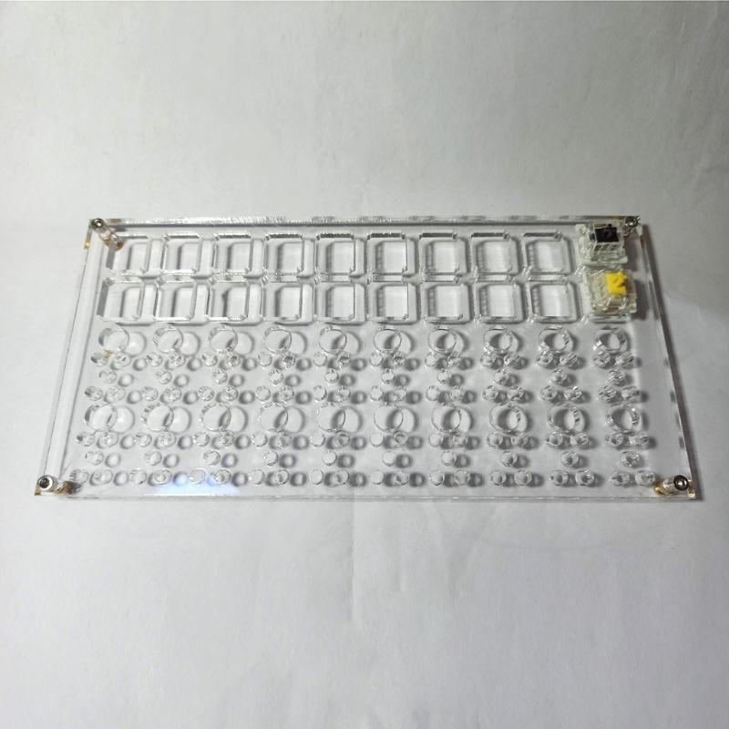 Mechanical Keyboard Parts 20 Switch Lube Modding Station Platform Acrylic Board