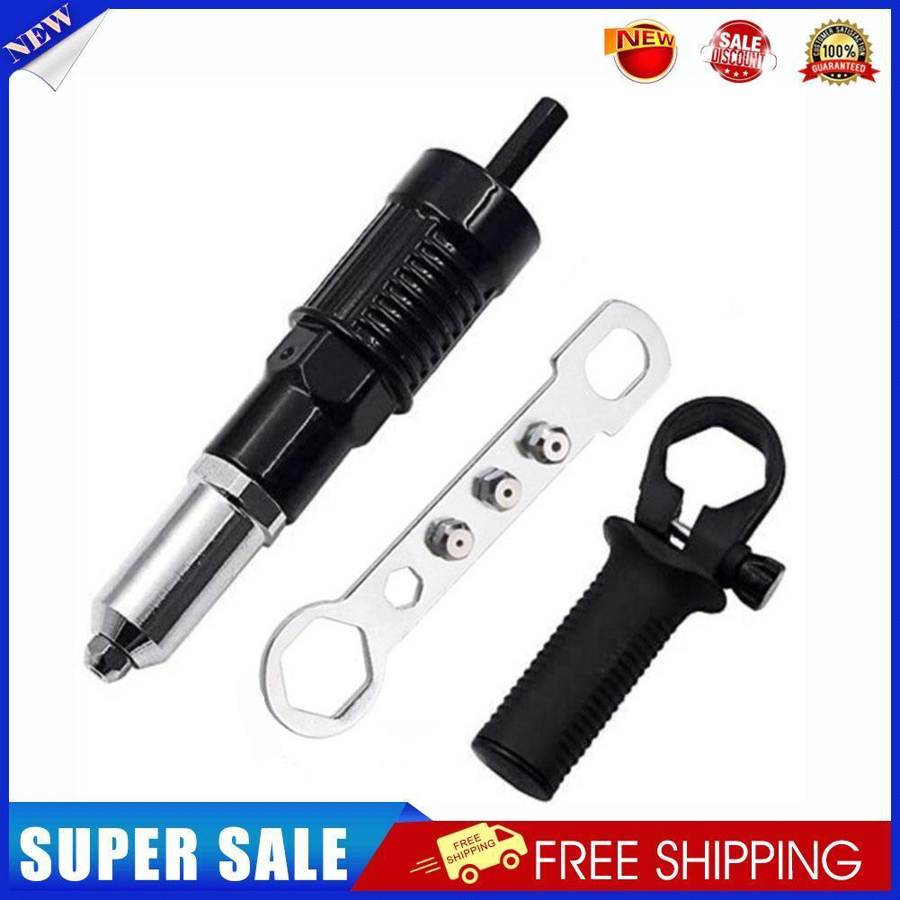 2.4-4.8mm Electric Rivet Gun Adapter Insert Cordless Rivet Nut Tools Kit
