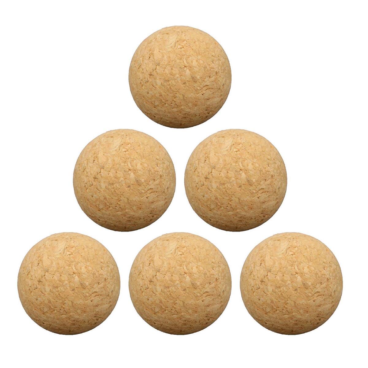 6 Pieces Table Football Cork Desktop Soccer Game Table Soccer Accessories