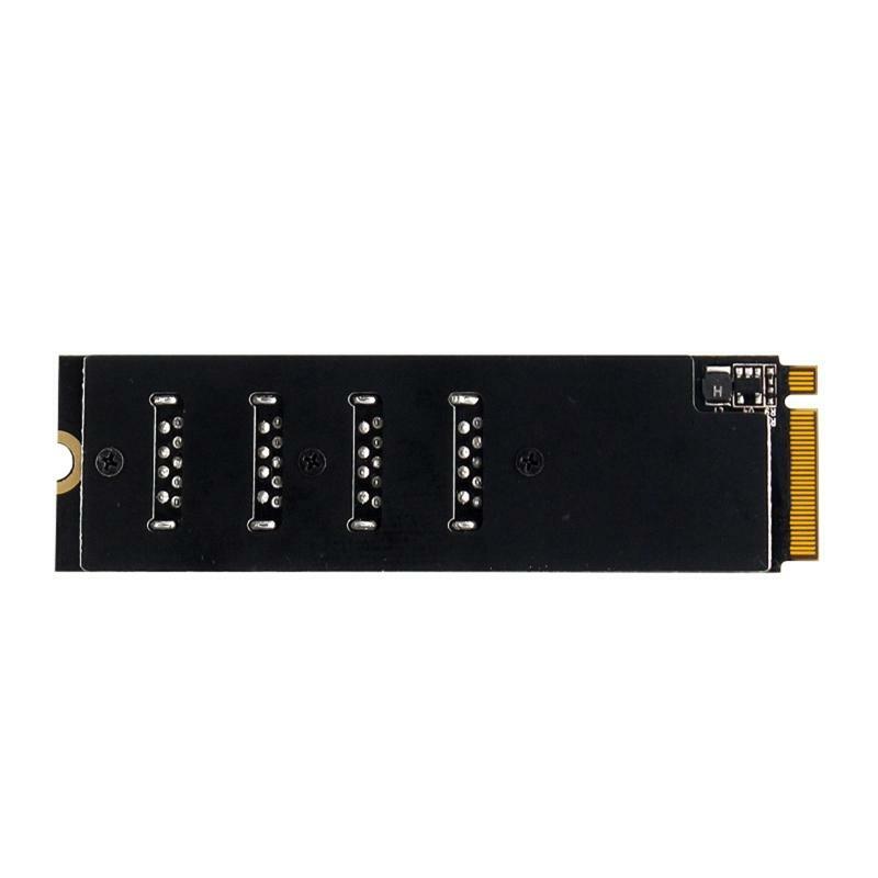 M.2 M Key SSD to PCI-E X1 Expansion Card w/ M Key Interface for Desktop Adapter