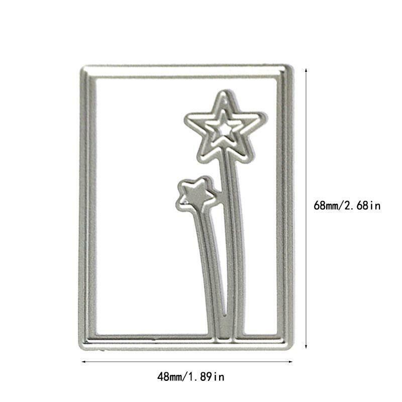 Star Frame Metal Cutting Dies Stencil Scrapbooking DIY Album paper Card Emboss